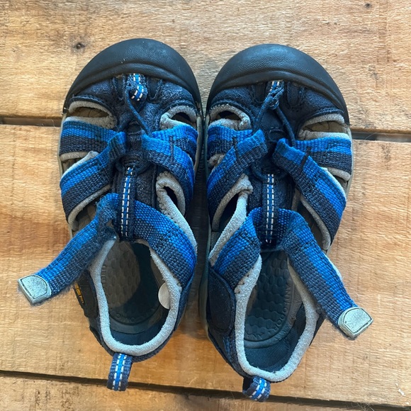 Keen Other - -Keen Little Kids Newport H2- Blue- Size 7